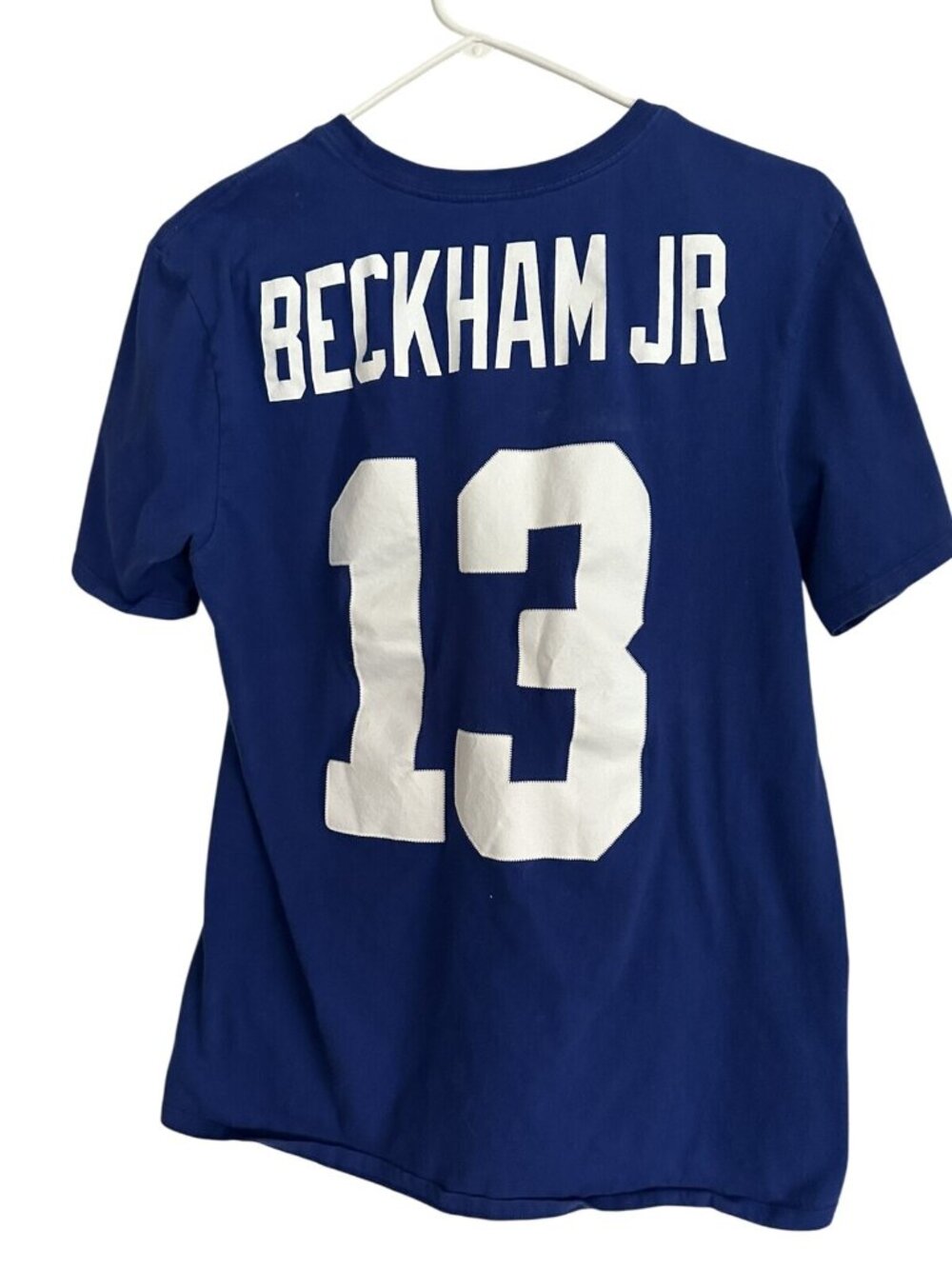 Nike Odell Beckham Jr Shirt New York Giants NFL The Nike Tee Athletic Cut SZ M - Picture 3 of 9